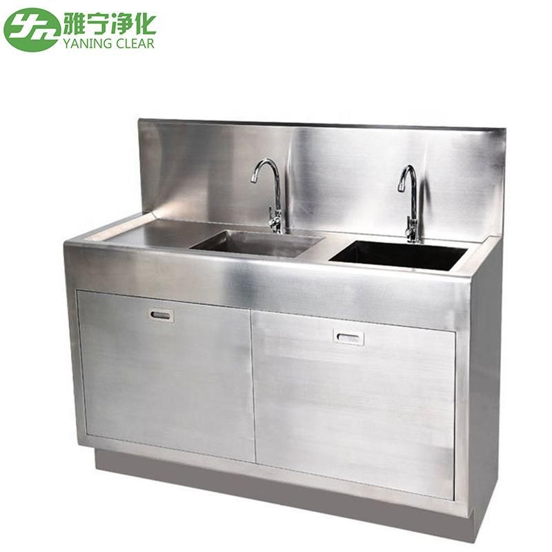Yaning Surgical Room Medical Single Bowl Stainless Steel Hand Washing Sink