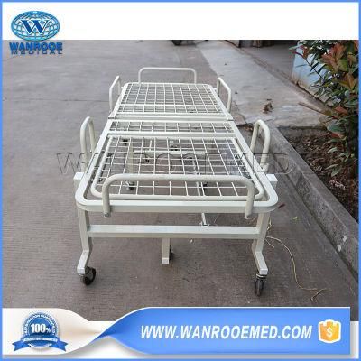 Bam002 Metal ABS Foldable Manual Hospital Patient Health Nursing Care Bed