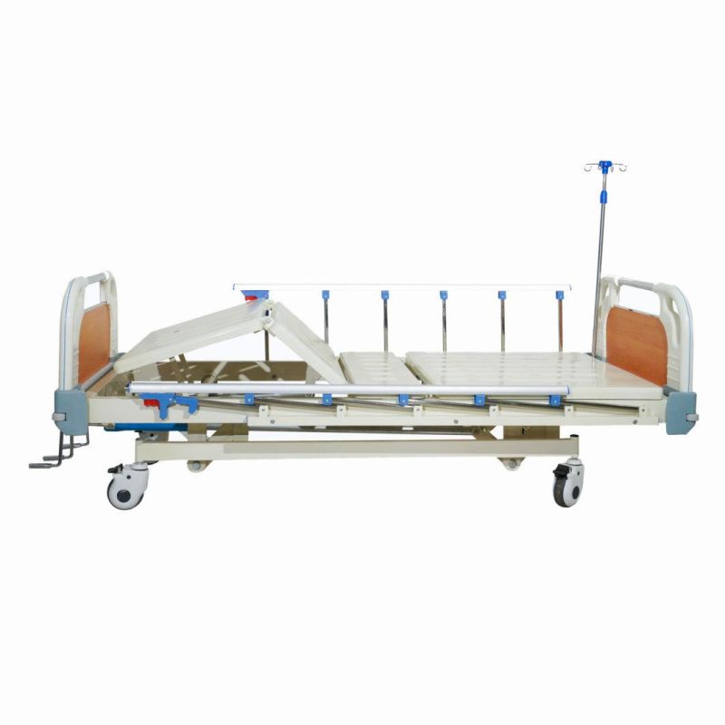 Compound Bed Head and Foot Hospital Equipment 3 Function Nursing Bed