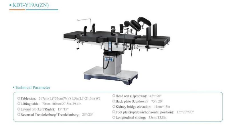 Hospital Furniture Electric Operating Table (exclusively for ophthalmology) with FDA