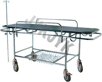 Stainless Steel Rise and Fall Stretcher Trolley