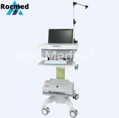 Medical Device ECG Laptop Computer Workstation Cart