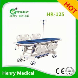 Stainless Steel Bed Trolley/Patient Stretcher Trolley/Transfer Trolley (HR-125)