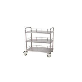 Stable Stainless Steel Instrument Trolley