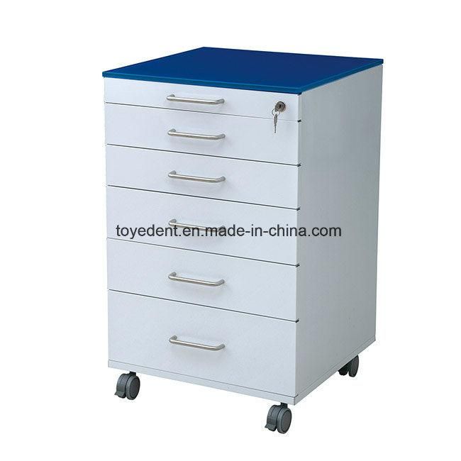 Movable Save & Durable Dental Cabinet Medical Furniture