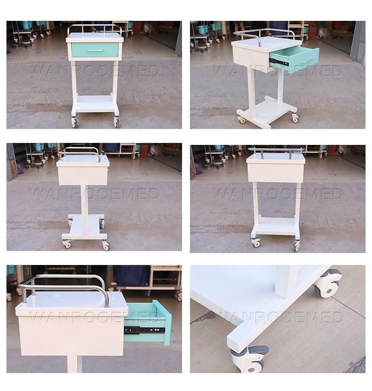 Bit-01 ABS Medical Instrument Emergency Ambulance Nursing Moving Hospital Crash Trolley Cart