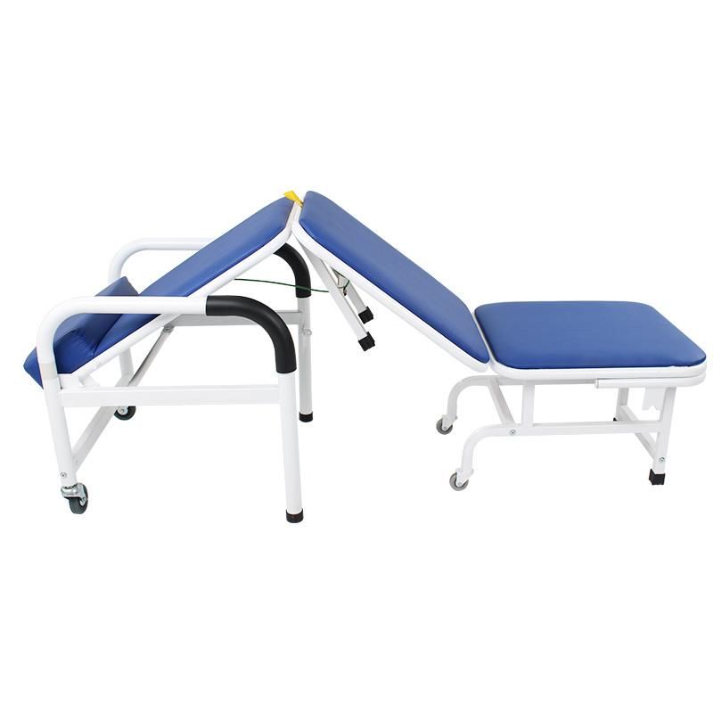 HS5944M Multi-functional Folding Attendant Nursing Chair Bed to Lie and Sit