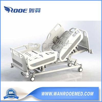Bae508 Multifunction Intelligent Electric Folding Hospital ABS Patient Nursing Bed for ICU Room