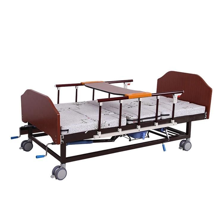 Wooden Electric Hand Operated Manual Household Elderly Care Bed Price