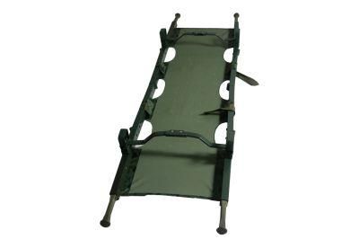 Manufacturer Price Camouflage Medical Emergency Aluminum Alloy Folding Stretcher