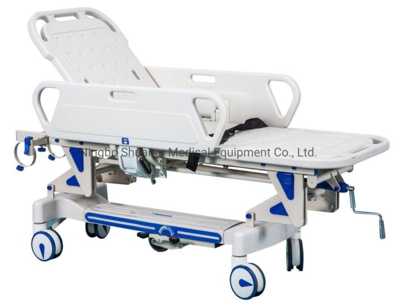 Shuaner Hospital Patient Transport Emergency Hydraulic Transfer Stretcher for Sale