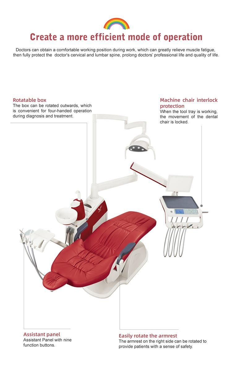 New Design Adjustable Dental Chair Hot Sale