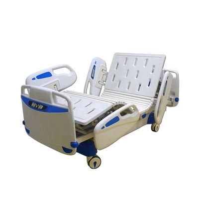 High Quality 5 Functions Medical Sickbed Automatic Hospital Patient Bed for Sale