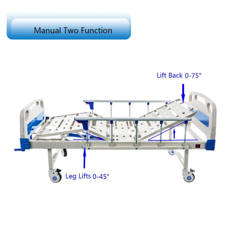 ABS Crank 2 Function Medical Hospital Bed B07-1A