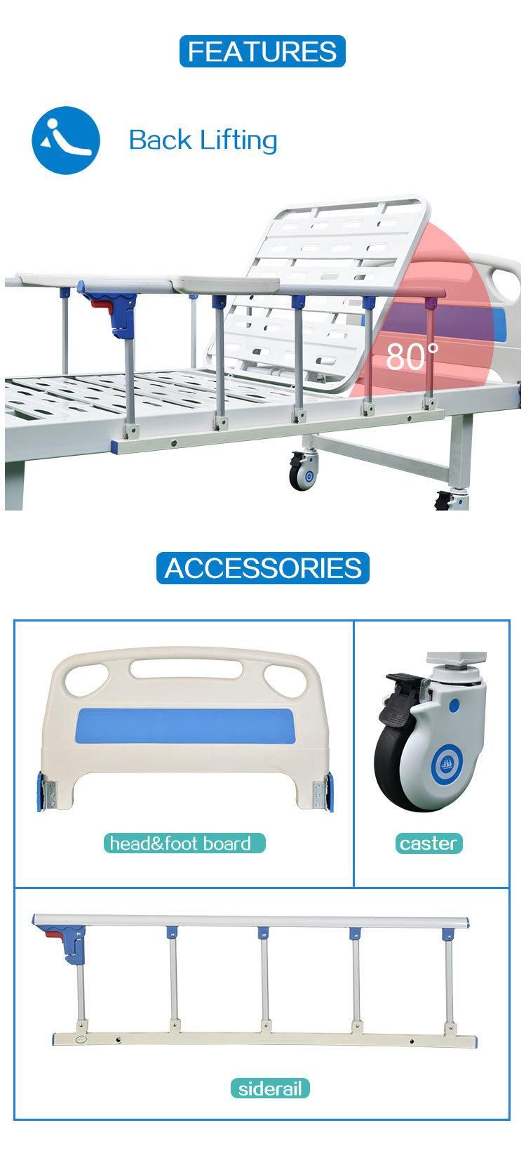 Metal Hospital Manual Bed with 1 Function for Patient Use