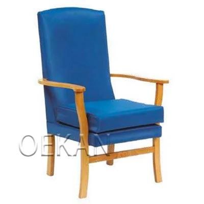 High Quality Classical Style Leather Hospital Lobby Leisure Single Chair Medical Office Resting Chair