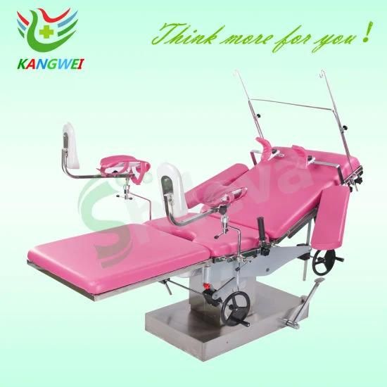 Hospital Medical Electric & Hydraulic Gynecological Obstetric Table Delivery Bed