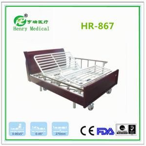 Wholesale Price Three Function Electric Medical Bed/ Nursing Home Care Bed (HR-867)