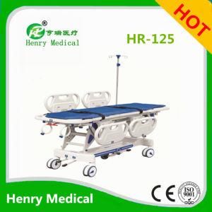 Stretcher Trolley/Stainless Steel Emergency Stretcher/Luxurious Hydraulic Hospital Stretcher