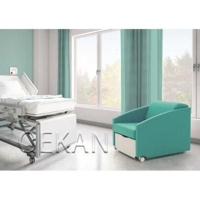 Hospital Furniture Accompany Resting Sleeper Sofa Chair Ward Adjustable Recliner Sofa