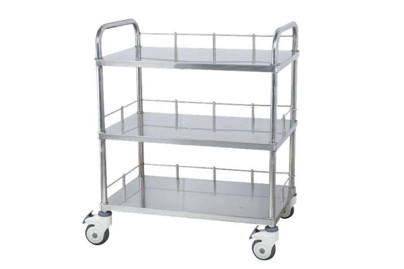 New Type Stainless Steel Instrument Trolley
