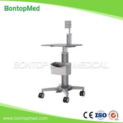 OEM Medical Computer/Laptop/Tablet/Ultrasound/ECG/Ventilator/Patient Monitor Simple Ward Checking Trolley/Cart
