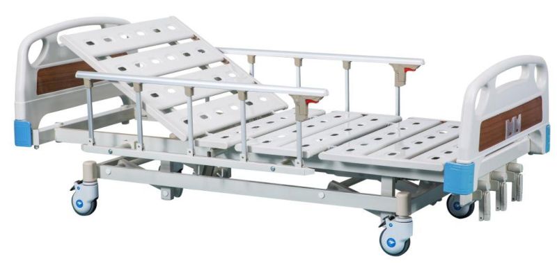 Hospital Clinic Bed Manufacturer Three Functions Manual Medical Beds Price