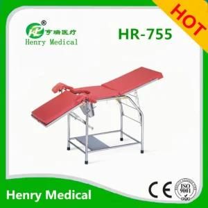 Stainless Steel Gynecological Obstetric Bed/Hospital Delivery Bed