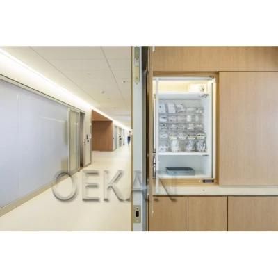 Oekan Hospital Furniture Wooden Workstation Cabinet with Lock