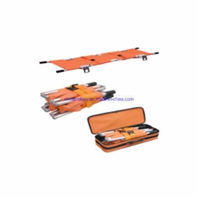 Hospital Emergency Durable Aluminum Alloy Folding Stretcher