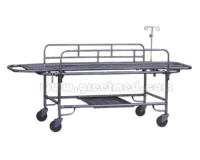 Stainless Steel Stretcher Trolley with Four Truckles
