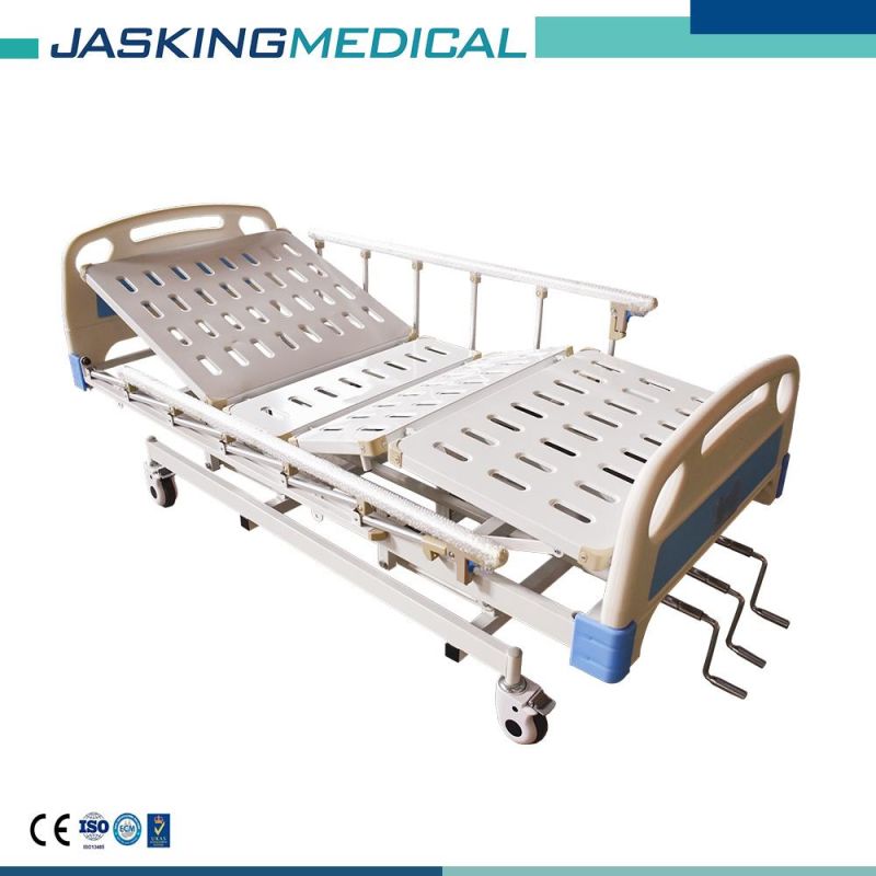 Hospital Furniture Manual 3 Crank Medical Bed (JX-2131WG-1)