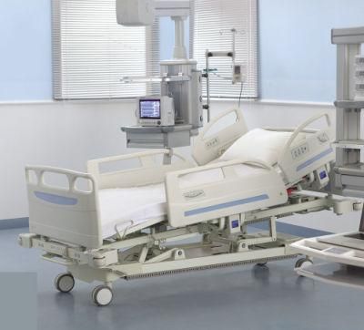 Medical Equipment Hospital Furniture Five Function Electric ICU Hospital Bed with Weighing System