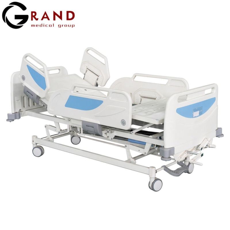 ABS Engineering Plastics ABS Guardrail Design Using a Damper Device to Control Speed and Noise Hospital Homecare Bed for Patient