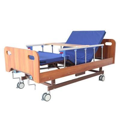 Factory Wholesale Adjustable Manual Beds Medical Nursing Hospital Inpatient Rest Bed