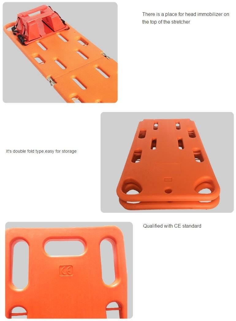 Hospital Rescue Patient Transfer Double Folding Spine Board / Stretcher (RC-E8)