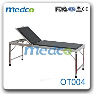 Stainless Steel Hospital Examination Table Bed Cart for Patient