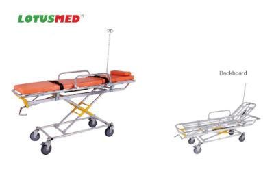 Lotusmed-Stretcher-01025 Aluminum Alloy Stretcher Emergency Bed