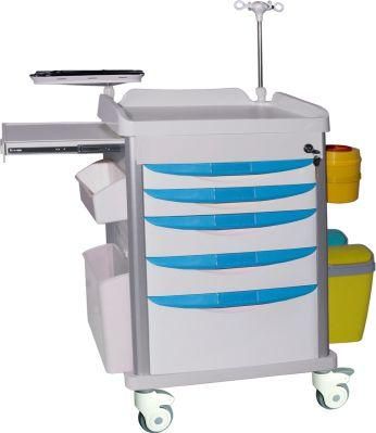 Mn-Ec010 Utility Hospital Equipment Medical Trolley with Swivel Casters