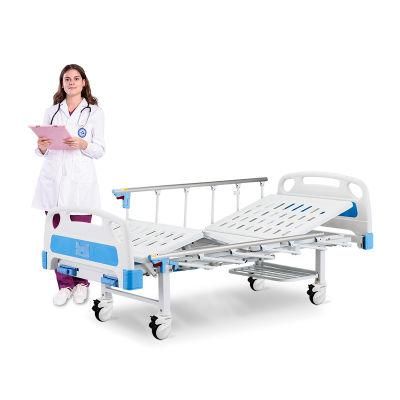 A2w Economic Cheap Adjustable Patient Recovery Hospital ICU Medical Manual Nursing Clinic Rescue Care Sick Bed