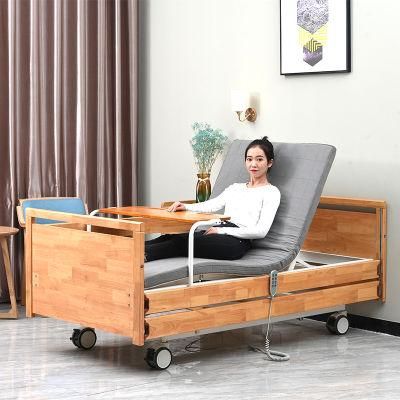 RF003 Medical Equipment Nursing Home Bed Hospital Bed Five Function Electric Home Care Bed