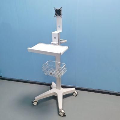 High-Quality Hospital Mobile Medical Computer Workstation Trolley
