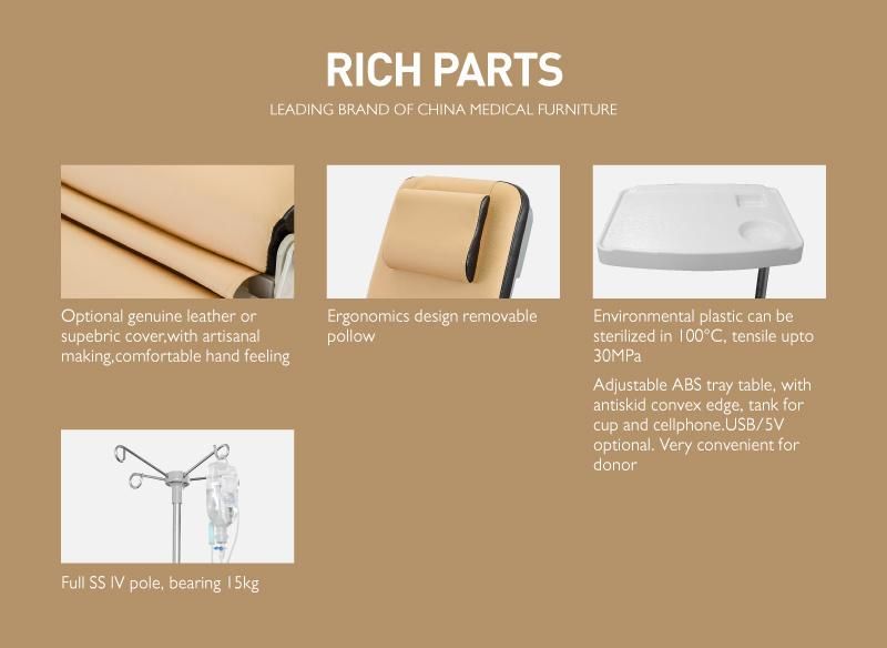 Ske-120b Hospital Furniture Medical Transfusion Chair