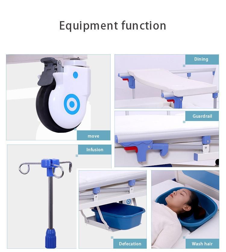 OEM/ ODM Medical Bed Nursing Home Bed Home Hospital Bed Liftable Bed Bed for The Elderly