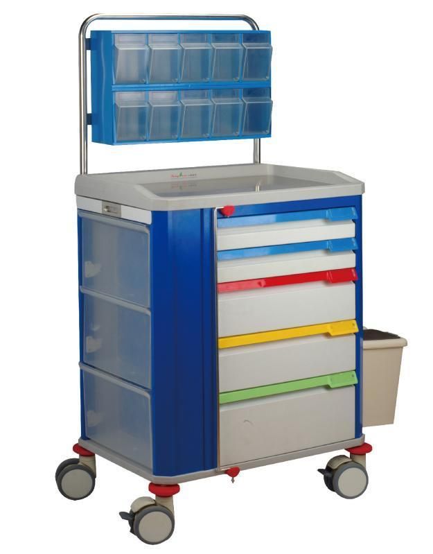 New Style Colored Trolly Series Luxury Anaesthesia Cart