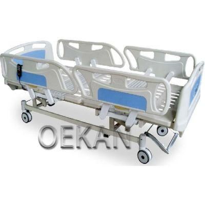 Hospital Movable ICU Ward Room 5 Function Electric Bed Medical Single Nursing Care Bed