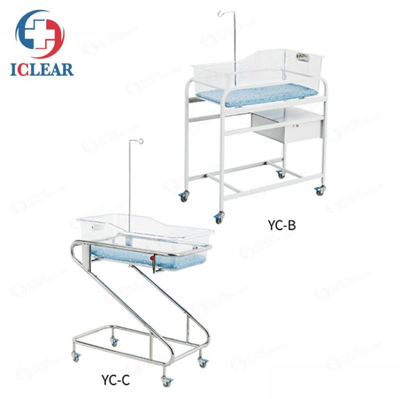 High Quality Newborn Bed Movable Medical Infant Bed