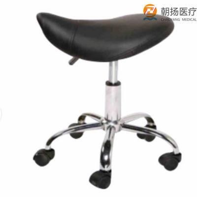 Black Salon Ergonomic Saddle Stool Office Chair Cy-H822A