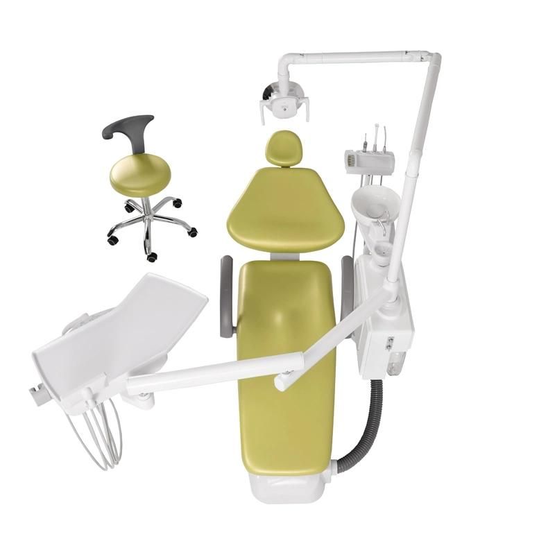 Pneumatic Revolving Adjustable Height Backrest Dental Assistant Stool