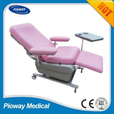 Ce 160kg Capacity Electric Blood Collection Chair for Medical (BK-BC100A)